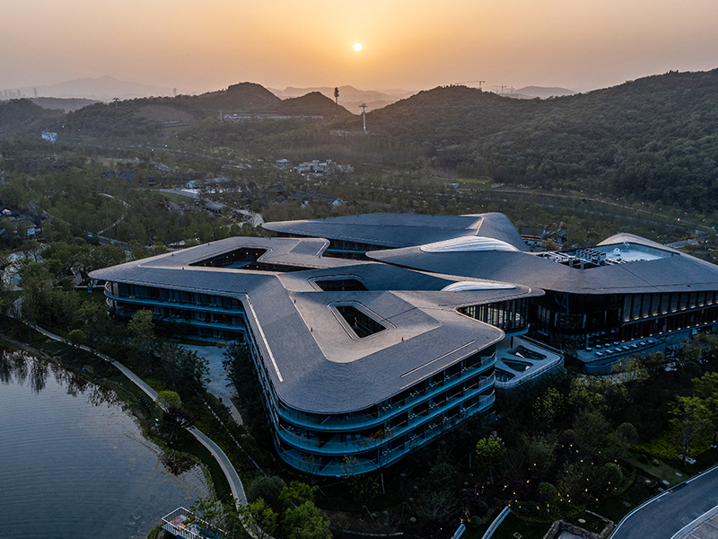 Taman Ekspo Taman Nanjing Hotel Radisson Blu (Struktur Kayu)